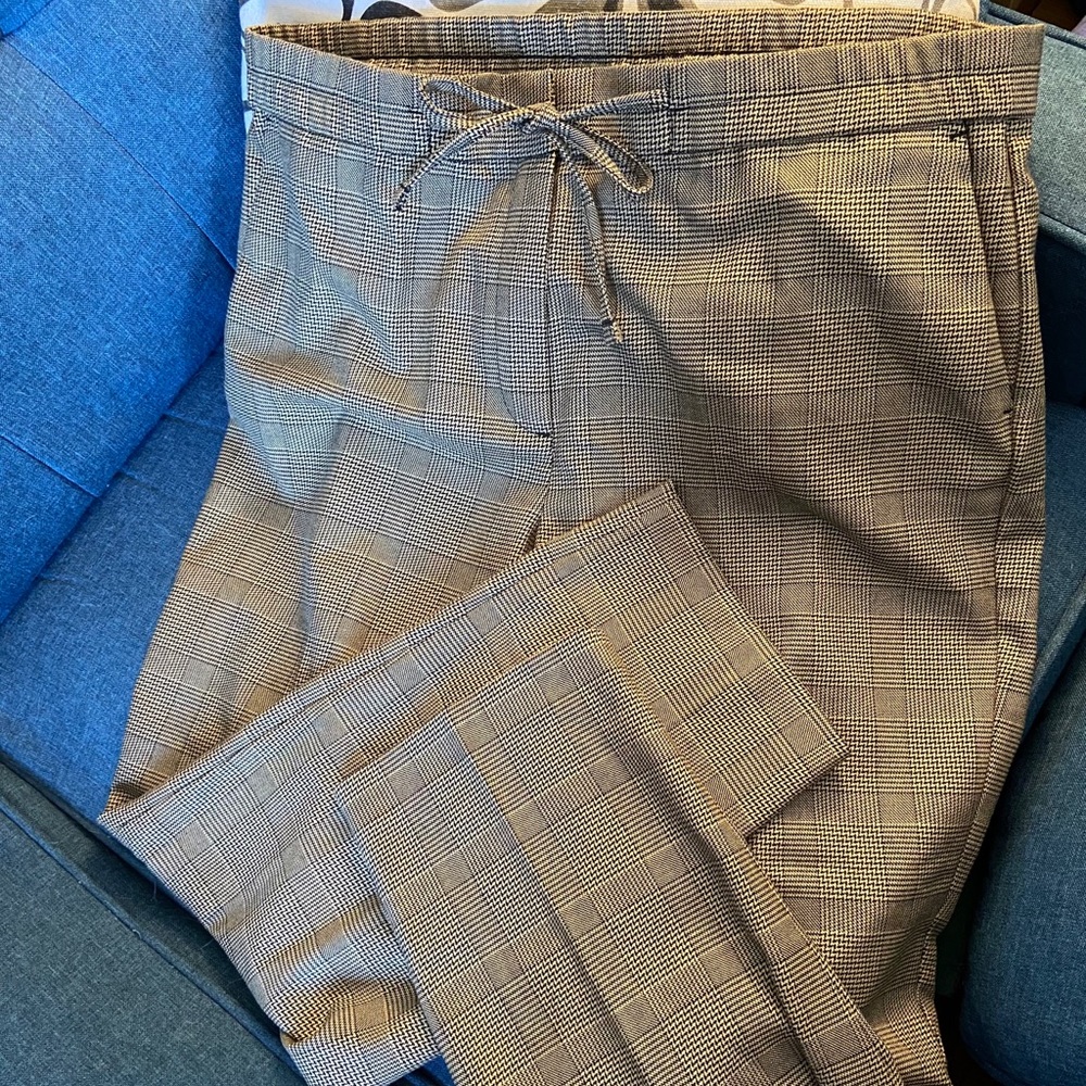 JJill tie-waist woven pants never worn